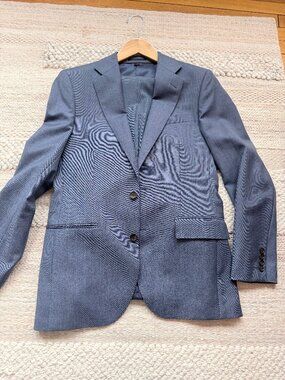 J. crew jcrew 38R, 32/32 Four Season Wool Slim Fit Ludlow Suit Navy